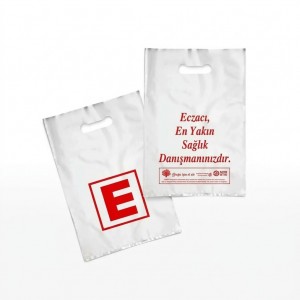 Eczane Poşeti El Geçmeli Kulplu Beyaz A Kalite 1 Kg