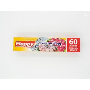 Floppy Buzdolabı Poşeti Küçük Boy 20x30 cm 60'lı 1 Paket