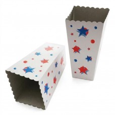 Popcorn Mısır Kutusu Büyük Boy Karton Bardak 50 Adet (1 Paket)