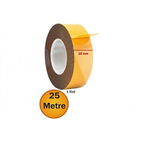 Çift Taraflı Bant 18 mm x 25 Metre İnce Yapışkanlı Genel Amaçlı Bant (1 Adet) Çift Taraflı Bant 18 mm x 25 Metre İnce Yapışkanlı Genel Amaçlı Bant (1 Adet)
