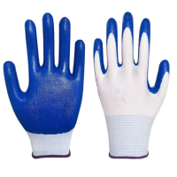 LOTUS Nitril İş Eldiveni DN212 Beyaz-Turkuaz 10/XL