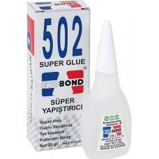 Evobond 502 Güçlü Japon Yapıştırıcısı 20 Gr 1 Adet