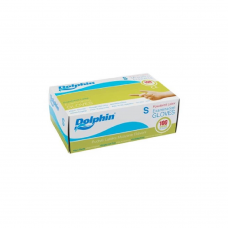Dolphin Lateks Pudralı Eldiven S Beden 100'lü 1 Paket