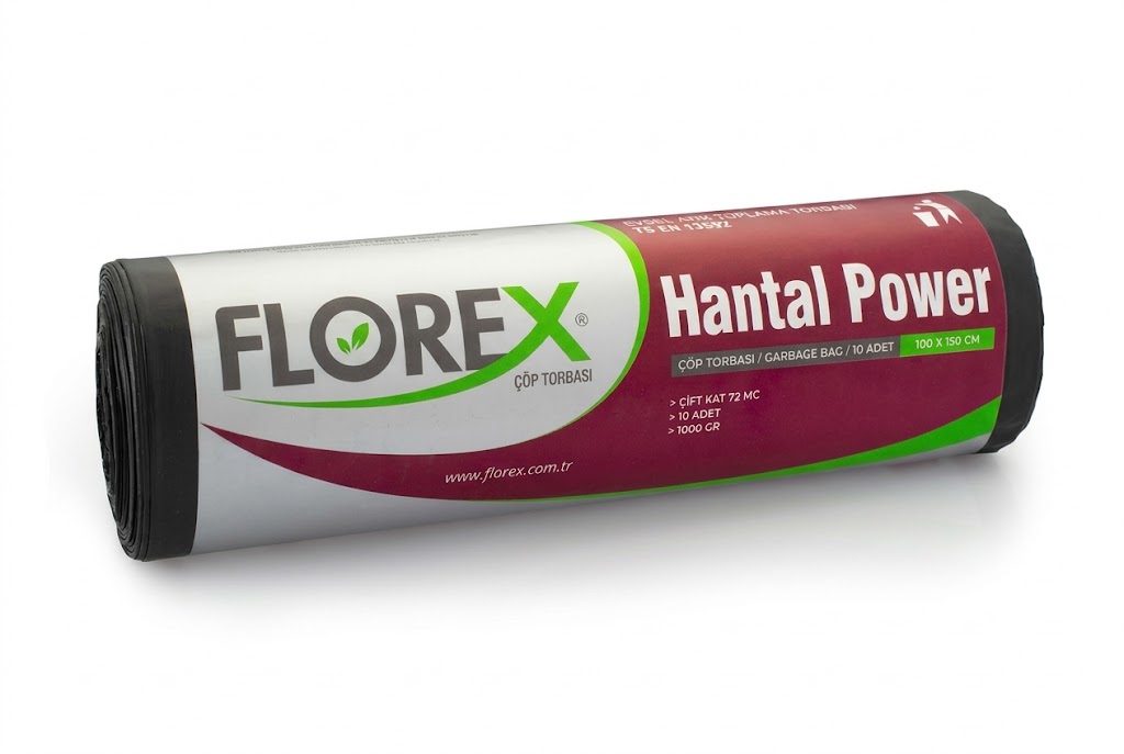 156f7e2a-145e-444c-bcb3-69f81f91d367.jpeg Florex 150x100 cm Endüstriyel Çöp Torbası - Hantal Power 1000 gr 5 Rulo - Görsel 1