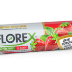 Florex Çilek Aromalı Büzgülü Çöp Torbası – Büyük Boy (65×70) 20 Paket