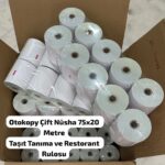 Otocopy Çift Nüsha 20 Metre 75x20 M 10 Rulo