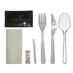 Plastik Bıçak Kaşık Çatal 7’li Lüks Set 500 Paket