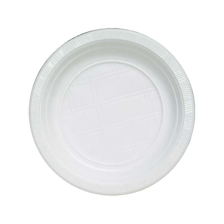 plastik-tabak_11.07.2020_1c99530.jpg Plastik Tabak 21 cm 100'lü - Görsel 1